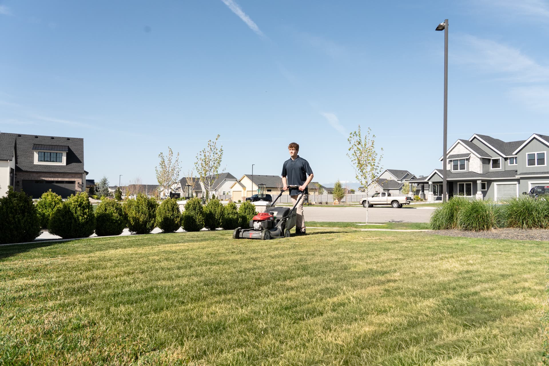 A Future Builders steward earning trust through documented property care